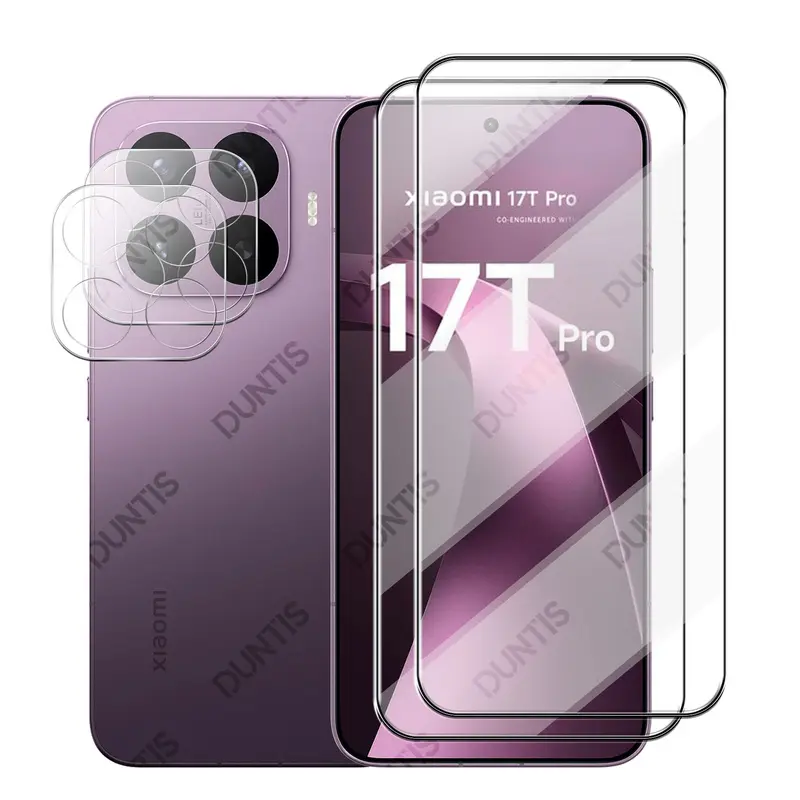 9H Tempered Glass for Xiaomi 17T / 17T Pro 2.5D Screen Protector & HD Back Camera Lens Film Anti-Scratch Protective Accessories - Image 8