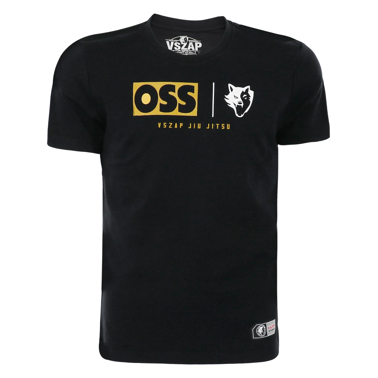 VSZAP Jiu Jitsu Training Cotton Wushu Muay Thai MMA Breathable Elastic Short Sleeve Fight Training Suit T-Shirt