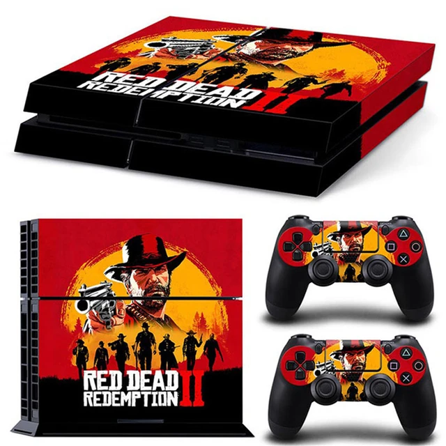 Red Dead Redemption 2 Vinyl Faceplate Decal For Ps4 Console Accessories Skins For Ps4 - Stickers - AliExpress