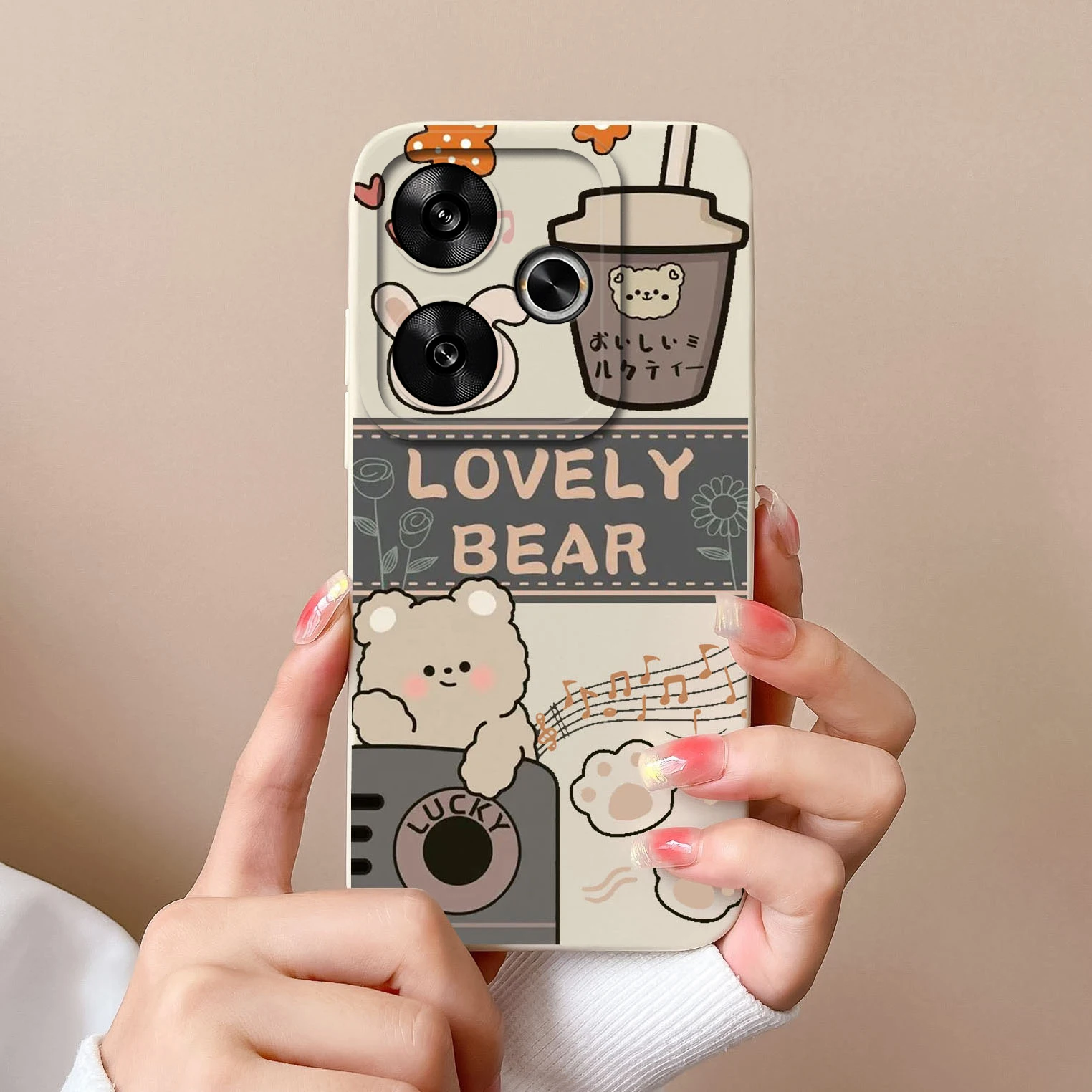 Cute Dinosaur Soft Liquid Silicone Shockproof Phone Case with Camera Protector