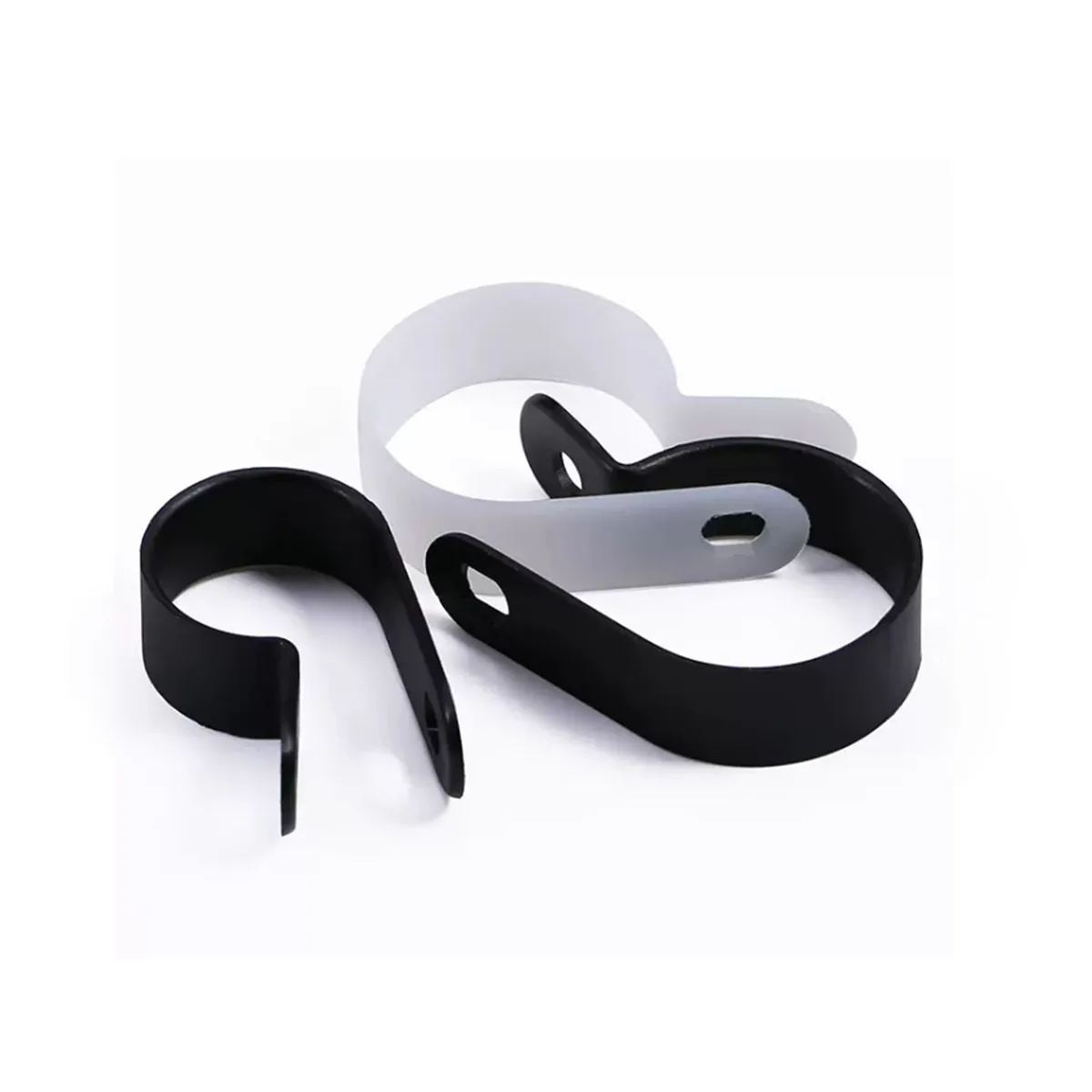 

Plastic r-Type Cable Clamp Wire And Cable Positioning Fixture Screw Buckle