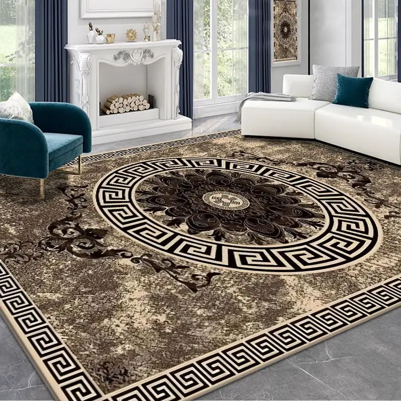 High End Persian Carpets for Living Room Bohemian Style Coffee Tables Mat Large Size Washable Home Decor Rugs Non-slip Floor Mat 4