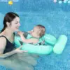 Baby Mambobaby Waist Float Summer Outdoor Floating Ring Float Can Lie Down Solid Non Inflatable Neonatal Toy With Foot Mats 3