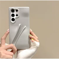 Creative 3d Lipstick Phone Case Is Suitable For Samsung S24ultra/s23plus/a54/a15/a14 Portable Silicone Protective Case 2