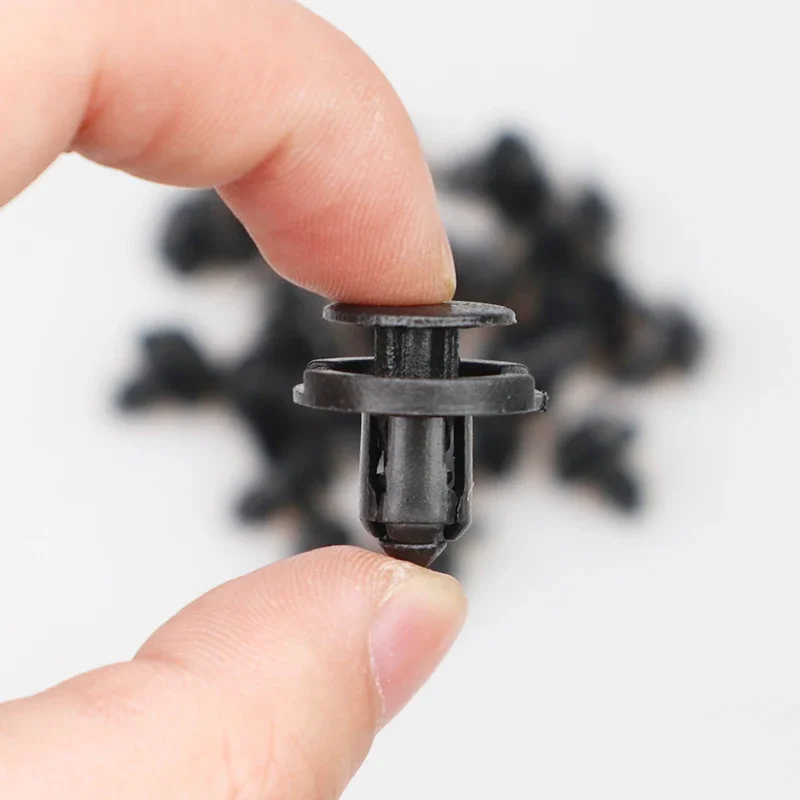 Auto Fasteners Rivets Clips 10/20/50pcs 8mm Diameter for Vehicle Car Bumper Door Panel Fender Liner