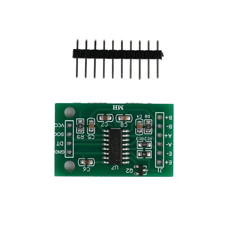 50kg Load Cell 50kg Weighing Sensor Half-bridge Strain Gauge with HX711 AD + Mounting Bracket Human Weight Sensor for Arduino image 4