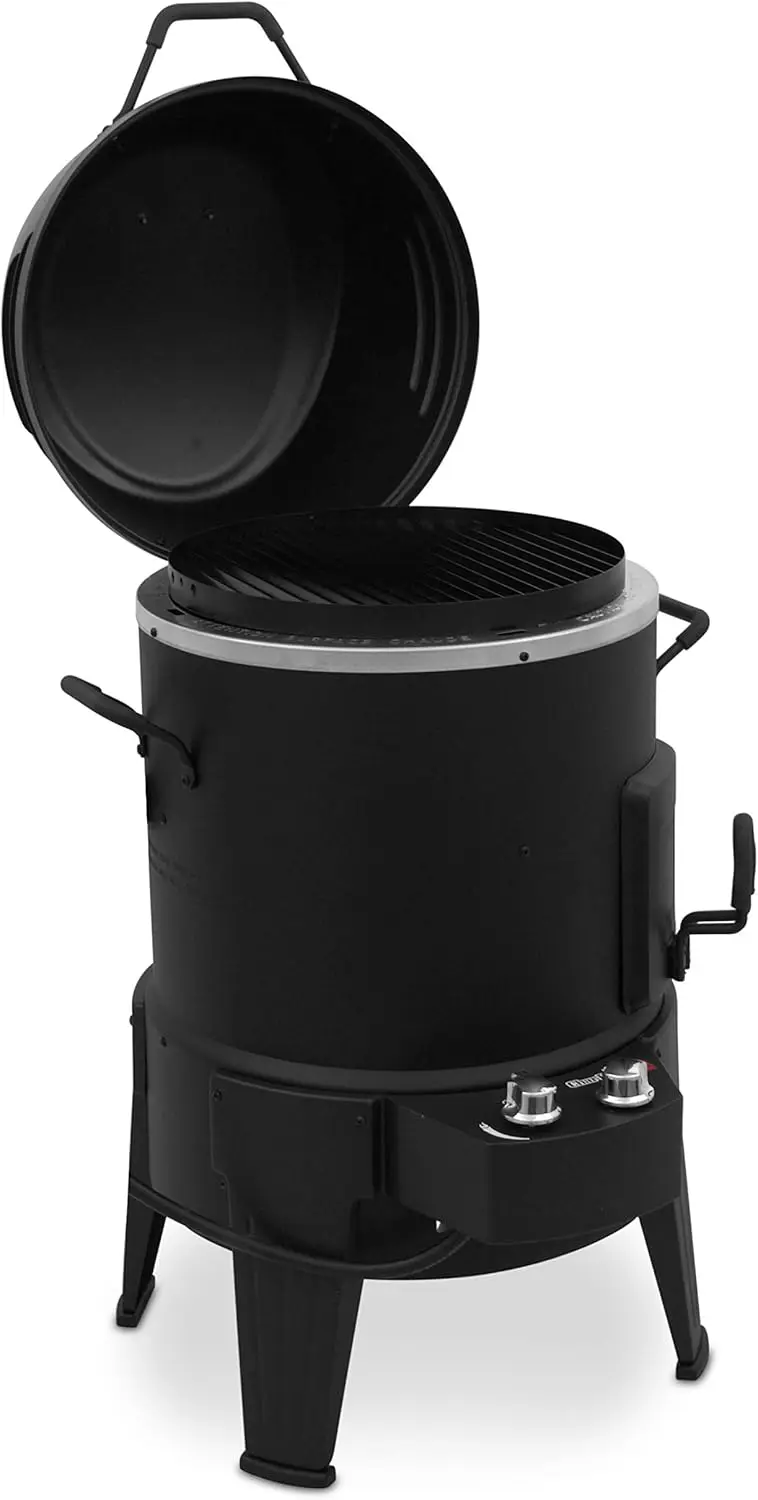 Smoker, Roaster & Gas Grill, Black - 14101550 4