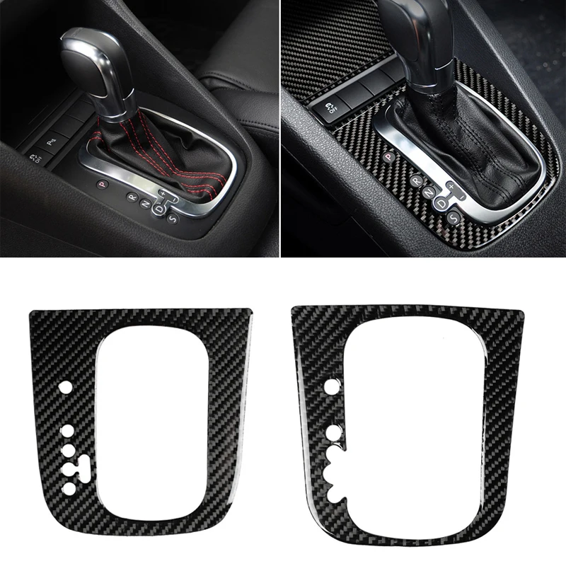 Per Volkswagen Vw Golf 5 Golf 6 Scirocco Gti Lhd Rhd In Fibra Di Carbonio Car Gear Shift Frame Sticker Accessori Interni Automobilistici