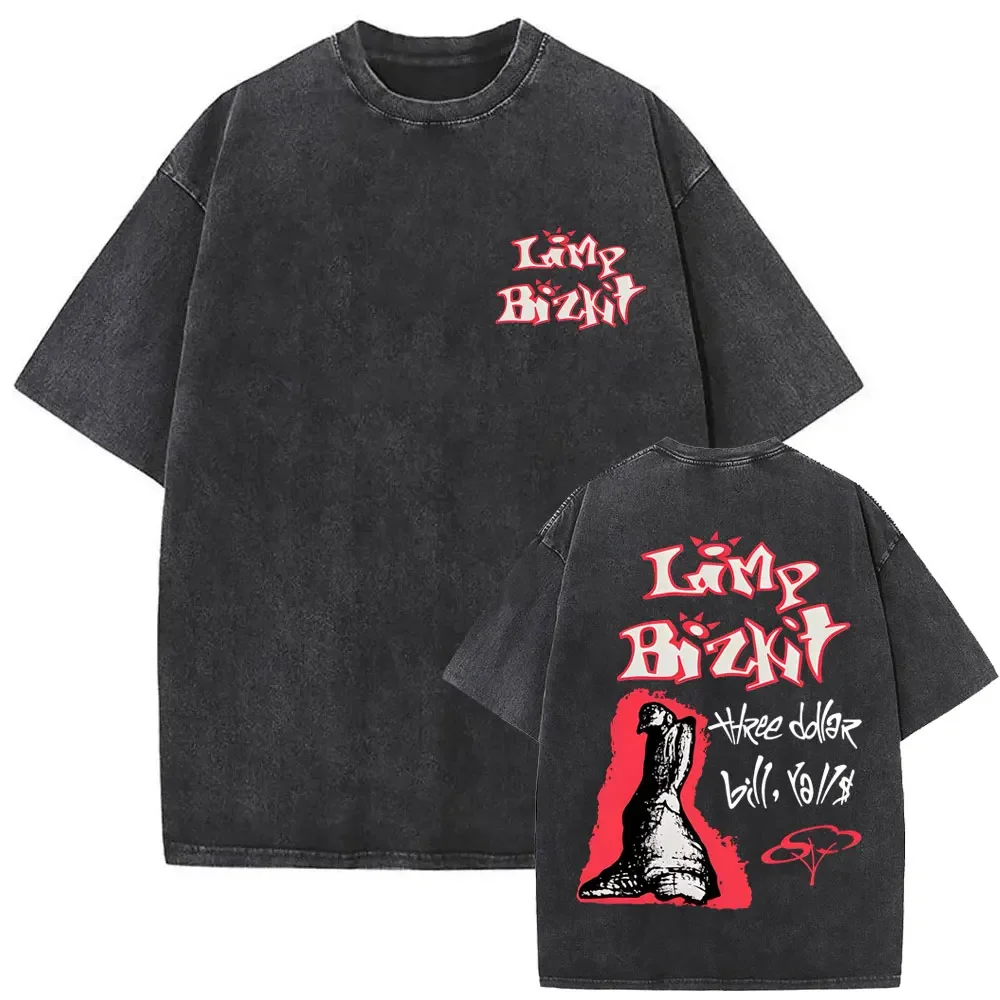 Limp Bizkit Style Graphic T Shirt Nu Metal Vintage Cotton Grunge Band Tee S-3XL