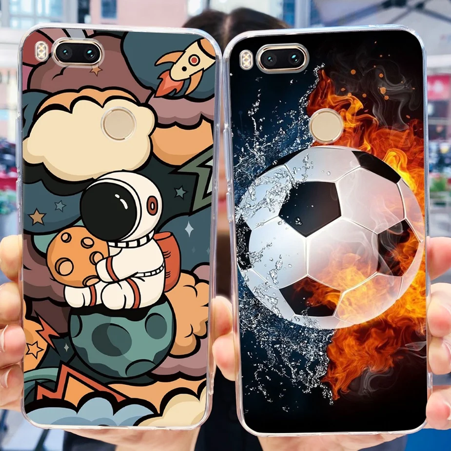Stylish Painted Clear Silicone Soft Case - Fashionable Protection