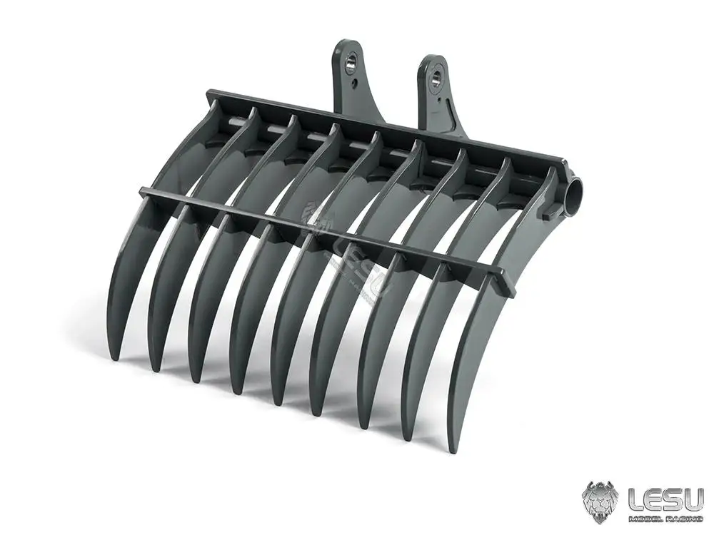 Baggerlöffelrechen im Maßstab 1:14, LESU Modell ET35, modifizierter, schnell abnehmbarer DIY-Upgrade-Bausatz aus Metall für Bagger, Autozubehör – Detail 13