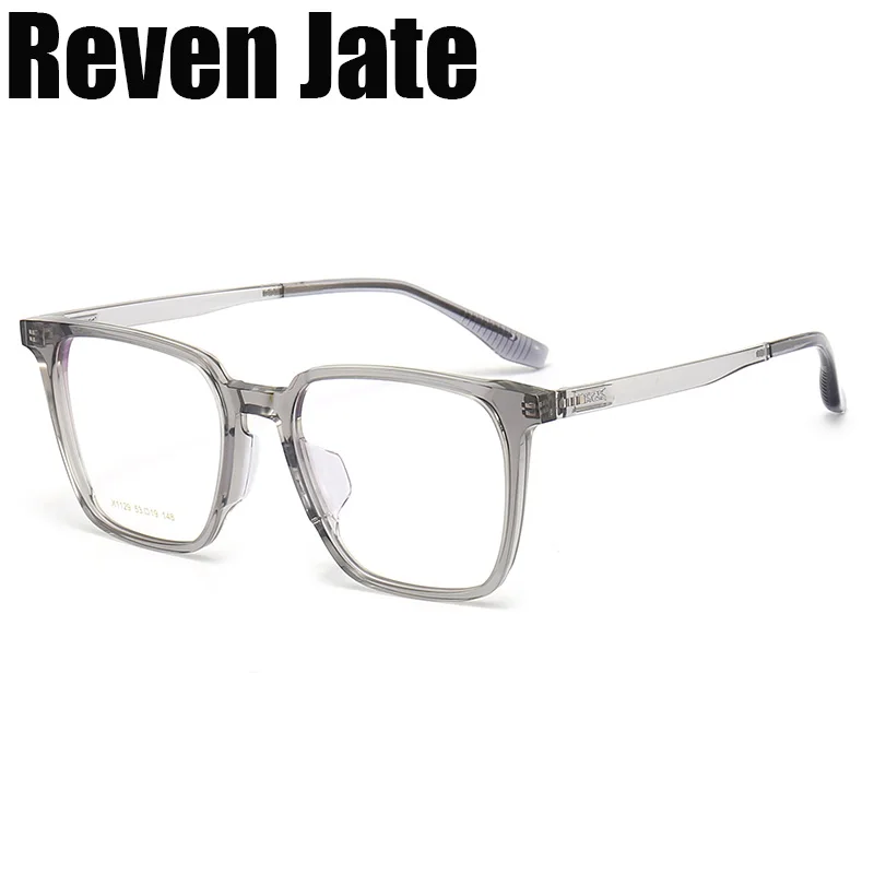 

Reven Jate 1129 Acetate Optical Glasses Frame Men Women Retro Vintage Square Eyeglasses Prescription Spectacles Myopia Eyewear