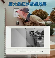 Sonnette vidéo filaire avec écran IPS de 7 pouces, 1000TVL, interphone visuel, caméra de visiophone 2