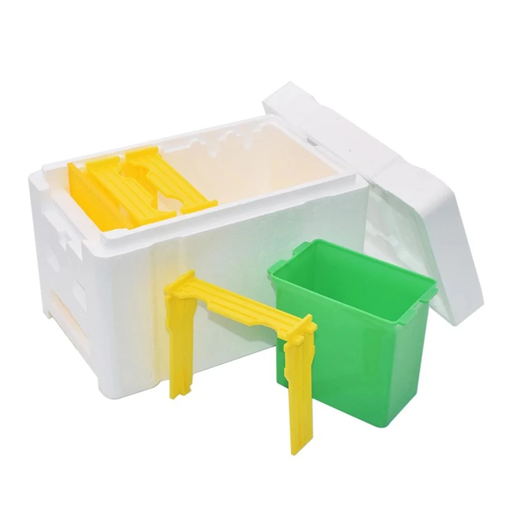 Queen Bee Mating Box Foam Bee Hive Box Mini Nucleus Hive Breeding Harvesting Breeding Case Beekeeping Equipment beekeeping tools bee breeding box