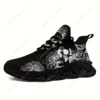 Halloween Skull And Rose Print Flats Sneakers Mens Womens Sports Running Shoes High Quality DIY Sneaker customization Shoe 2