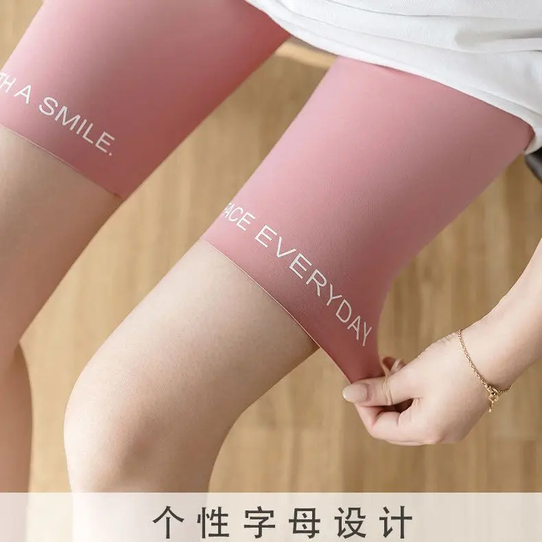 Fattened Plus Size Maternity Leggings Shark Barbie Pants Safety Shorts Summer Thin Maternity Wear Trend Fashion