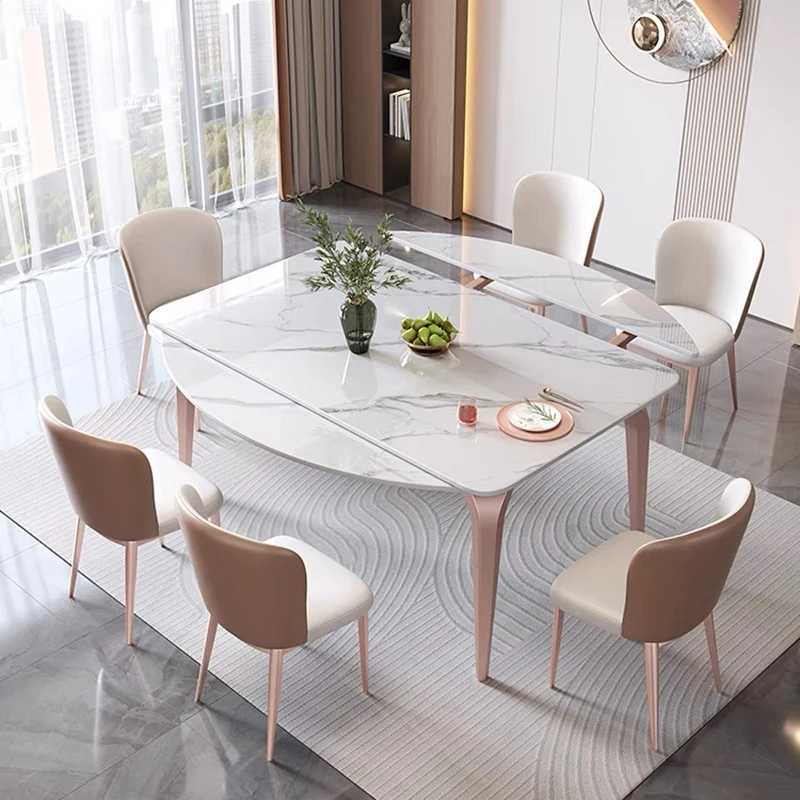 

Italian Modern Dining Table Living Room Simplicity Center Dinner Table Luxury Rectangle Kitchen Mesa De Cozinha Home Furniture