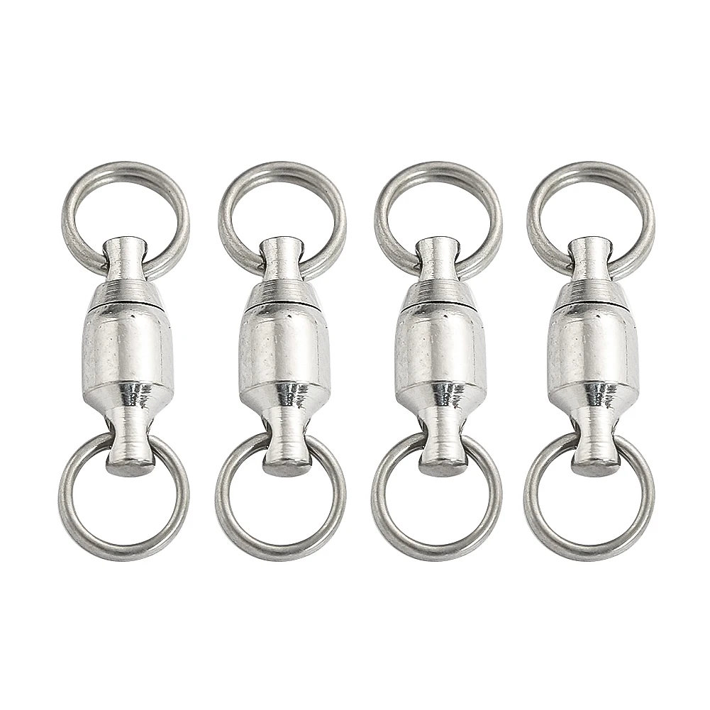 

10pc Stainless Steel Ball Bearing 360 Degree Free Rotation Swivel for Jewelry DIY Accessories Necklace Earring Pendant Connector