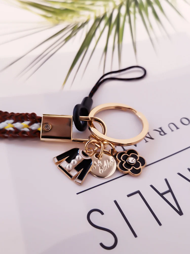 Versatile Detachable Phone Lanyard with Decorative Neck Strap and Keychain