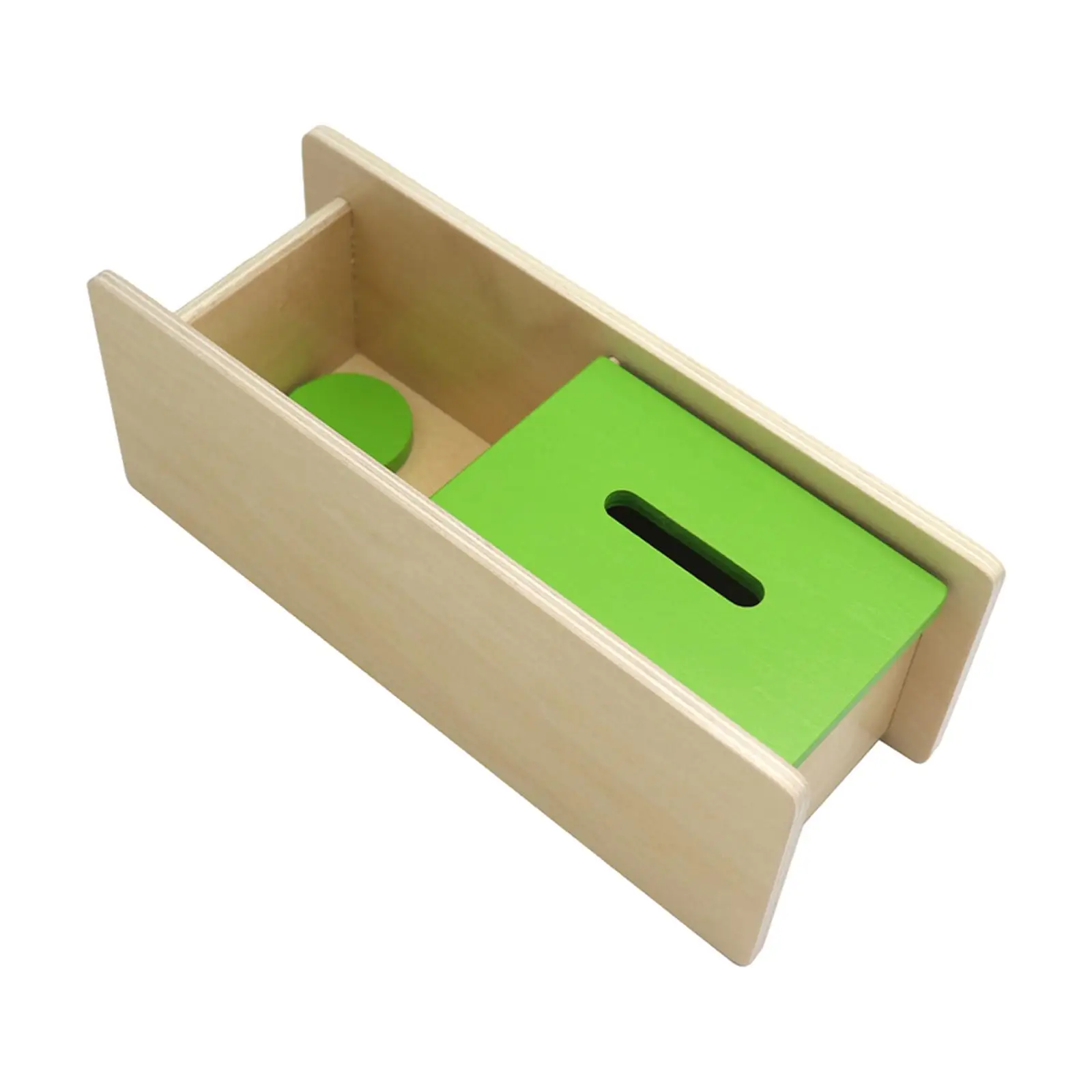 

Wooden Matching Box Imbucare Box Developmental Object Permanence Box Drop Box for Birthday Gifts Preschool Kids Baby 6-24 Months