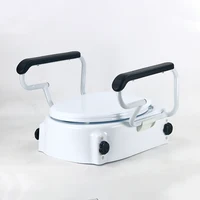 Elder People Fixed hdpe Portable Bidet Armrest Elevated Commode Raised Toilet Seat 2