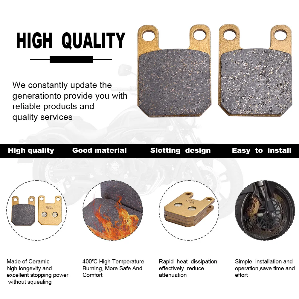 

Передние или задние тормозные колодки для DERBI Senda SM DRD Super Motard Senda-R Senda 50 SM DRD Black Edition Racing Ltd, 1 пара