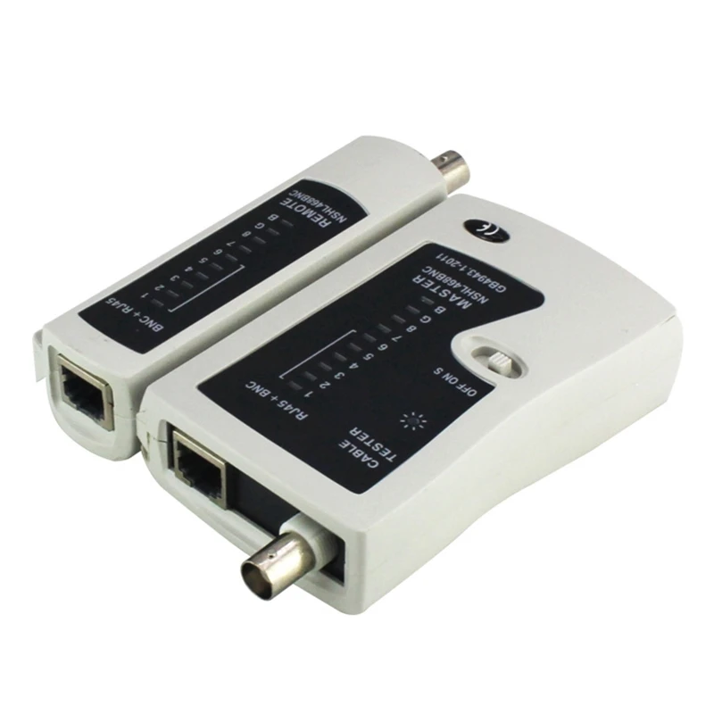 

Lan Ethernet Test Rj45 BNC Cable Tester CAT5 Tester Repair Shielded Dropship