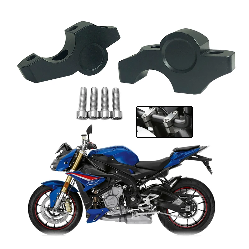 

S1000R Handlebar Riser Drag Handle Bar Clamp Extend Adapter For BMW M1000R S 1000 R M 1000 R 2014-2023 Motorcycle Accessories