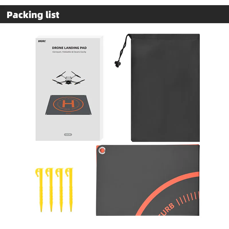 Packing list BaDrc DRONE LANDING PAD Comietoatn