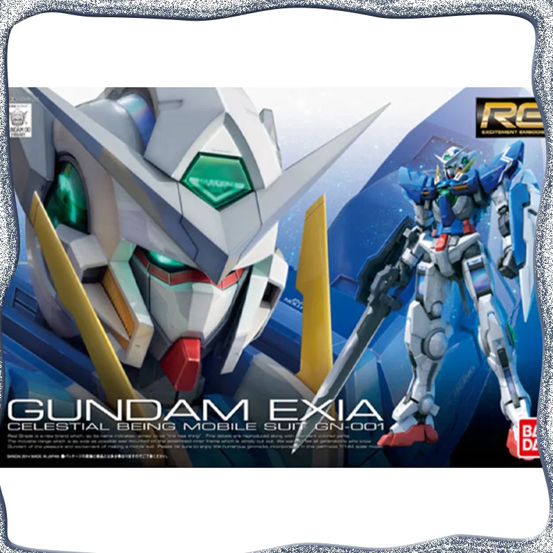 

13 см Bandai Аниме Rg 1/144 Gundam Exia Gn-001 новый мобильный отчет Gundam сборка пластиковая модель комплект экшн-Игрушки фигурки подарки