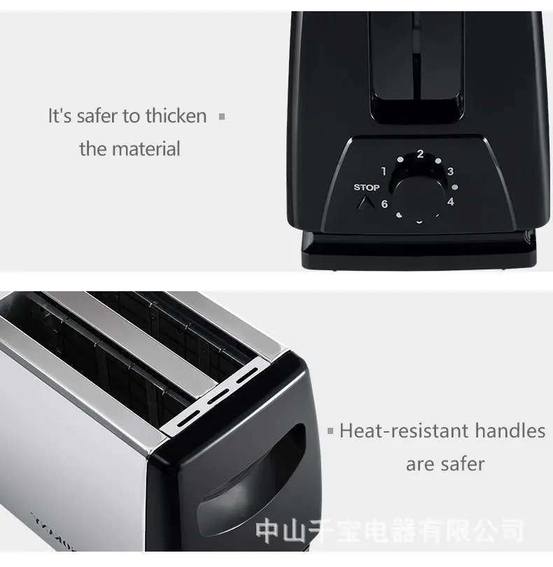 Tosta Pane Automatico Per Toast Stainless Steel Sokany Household Sandwich Machine Duoxi Machine Stove Toaster Breakfast Machine 4