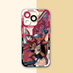 Transparent Anime Digimon Phone Case - iPhone 12 Mini (1)