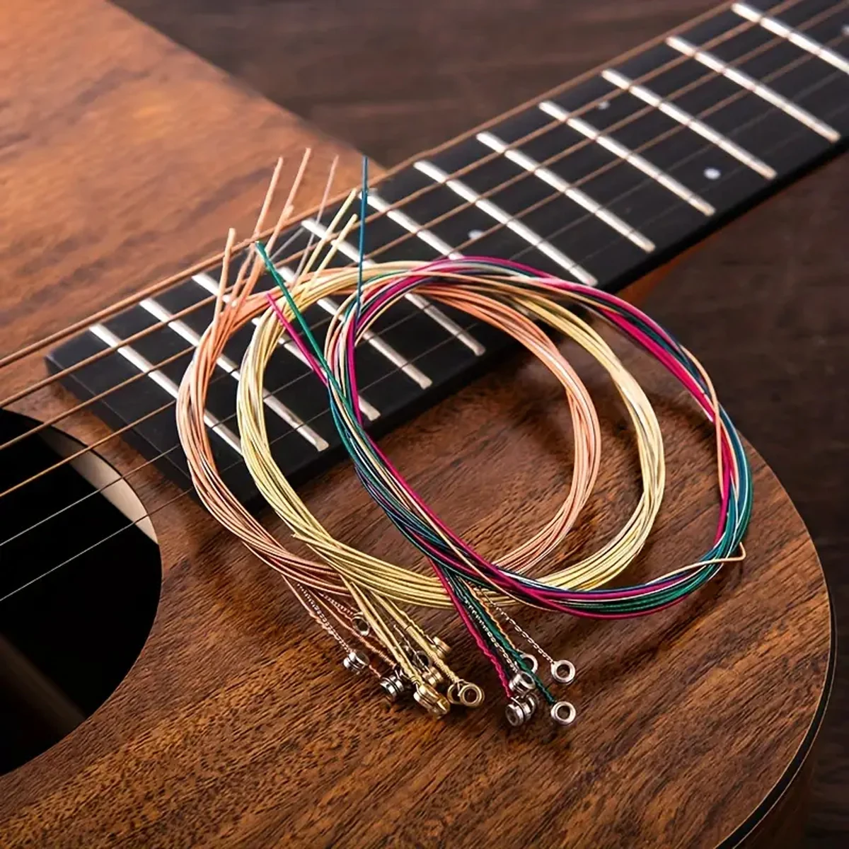 Enhance Your Music with 6 Premium Acoustic Guitar Strings - High ...