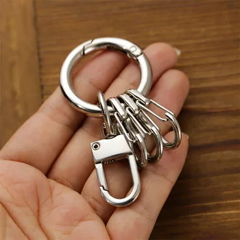 Portachiavi, organizer per chiavi per auto, ufficio, casa, portachiavi in lega di zinco con portachiavi, accessori portachiavi per donne e uomini