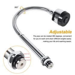 Faucet Sprayer Head for Kitchen Sink Replacement 360 Degree Rotatable Tap Water Aerator Flexible, Extender Hose Shower Extension