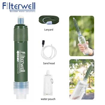 Mini Carbon Survival Water Filter Straw 1