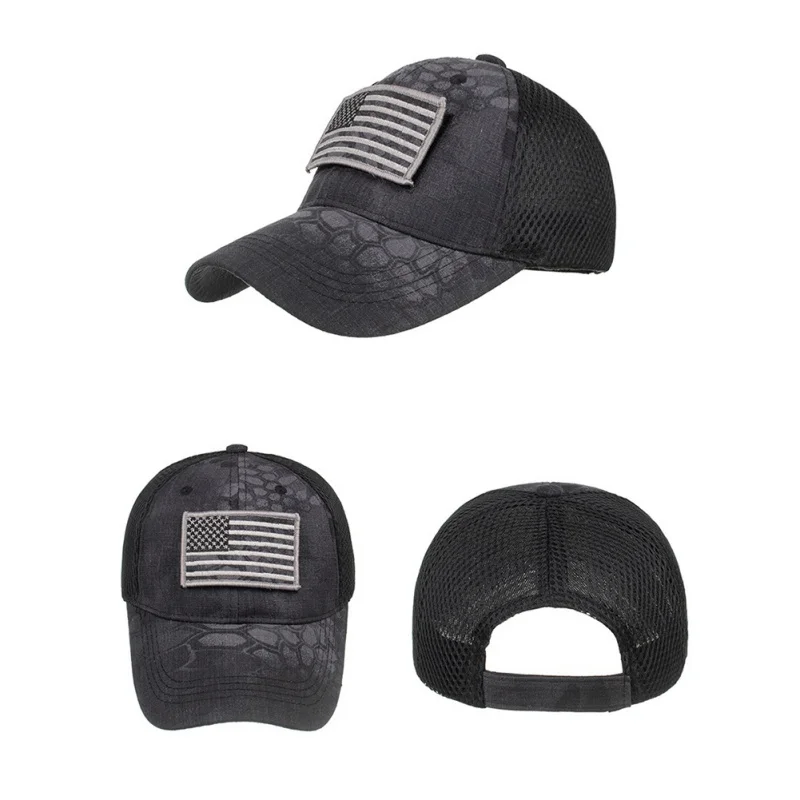 Nieuwe Outdoor Hoed Baseball Caps Eenvoud Tactische Camo Jachtpet Hoeden Sport Wielerpetten Voor Mannen Volwassen