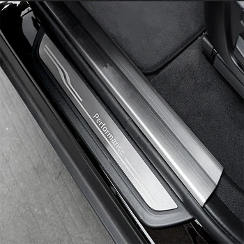 Accessories For BMW 1 3 4 5 Series F10 F20 F30 F34 X1 X3 X5 X6 Welcome pedal Door Sill Scuff Plate Guards Protector Cover strips 1