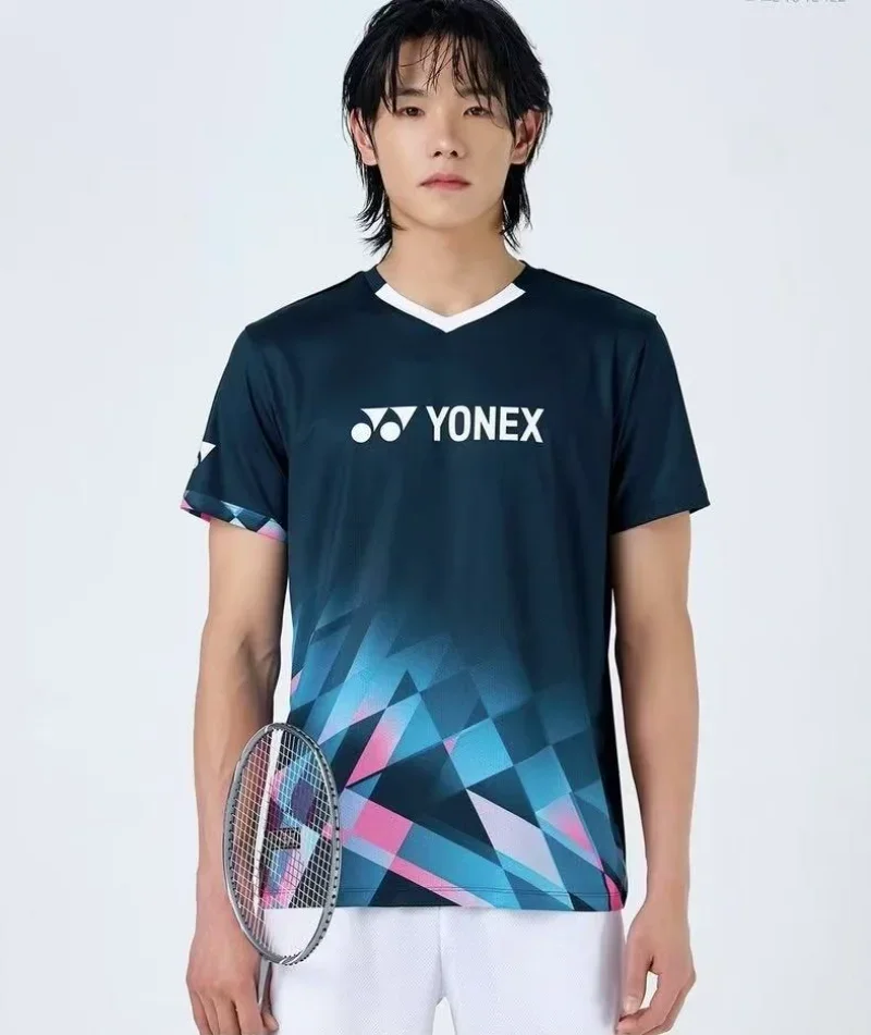 Short Sleeve T Shirt Badminton Uniforms YONEX Badminton Tennis Tops