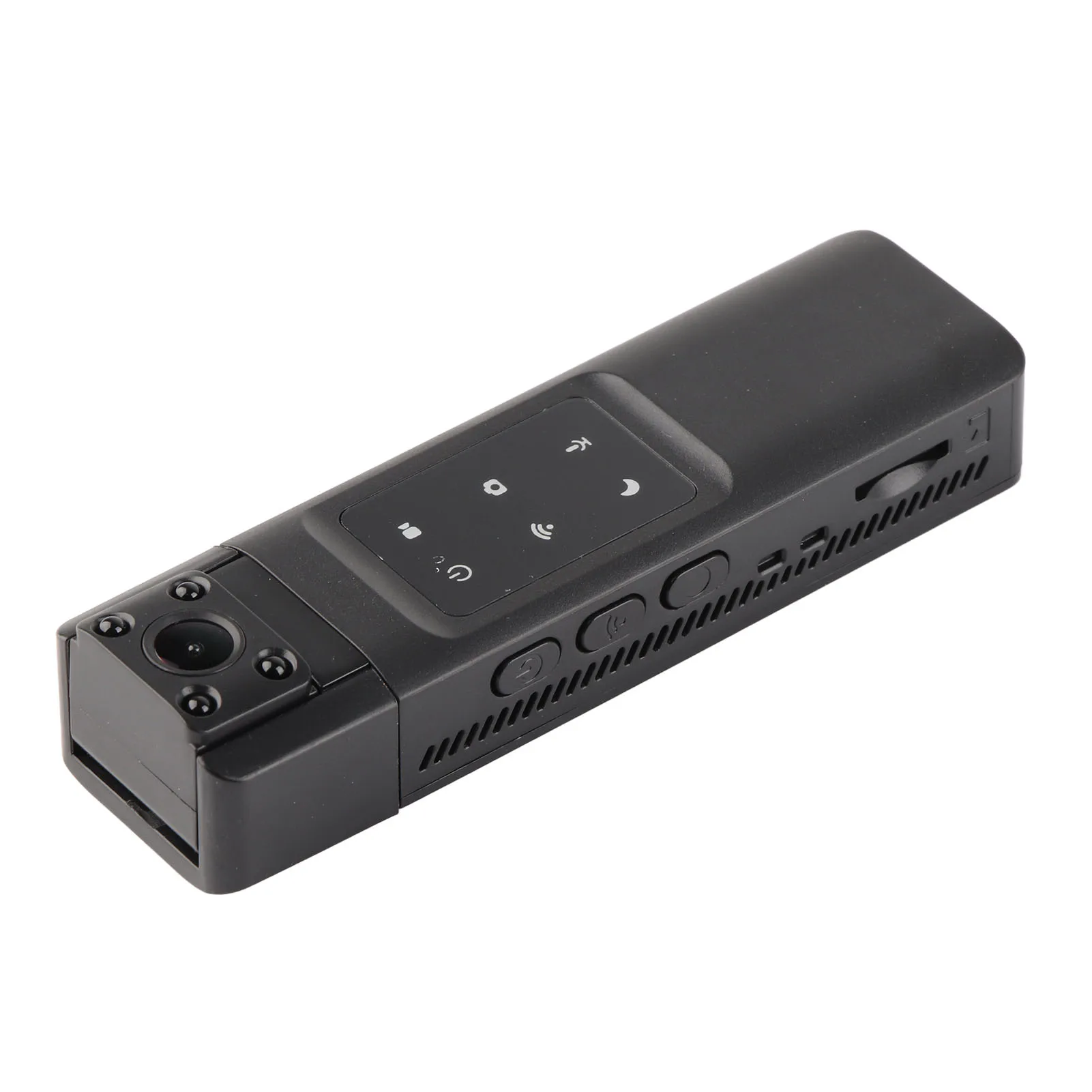 Body Mounted Camera Wearable Video Recorder 1000mAh Battery Night Vision 180 Degree Rotation Portable for Car for Meeting