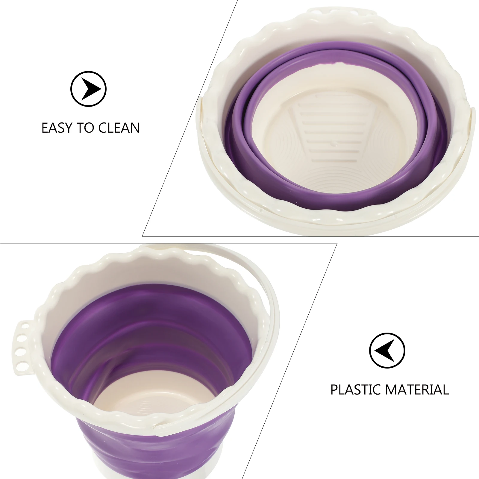 다기능 실리콘 펜 워시 부츠 버킷 접이식 휴대용 크리에이티브 브러시 세척