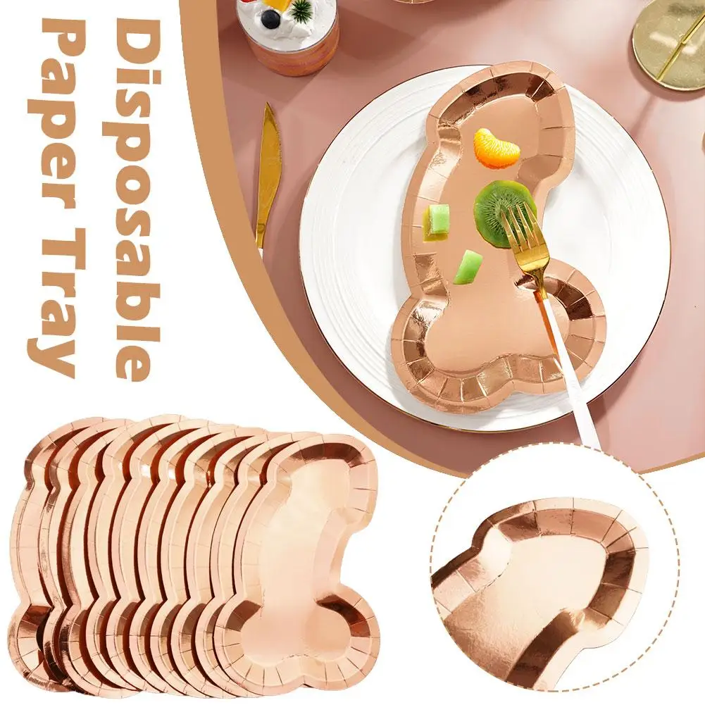Disposable Paper Plate Banquet Plate Paper Party supplies for a family dinner Travel camping paper plate