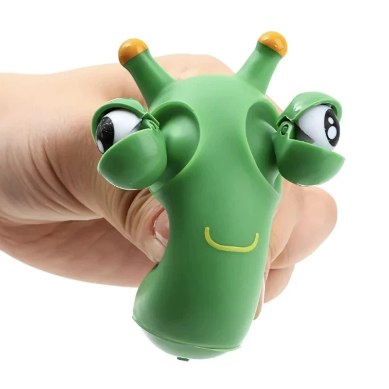 

3Pcs Eye Popping Worm Squeeze Stress Toys Cool Gadgets For Kids Funny Gifts Juguetes Antiestrés Para Niños