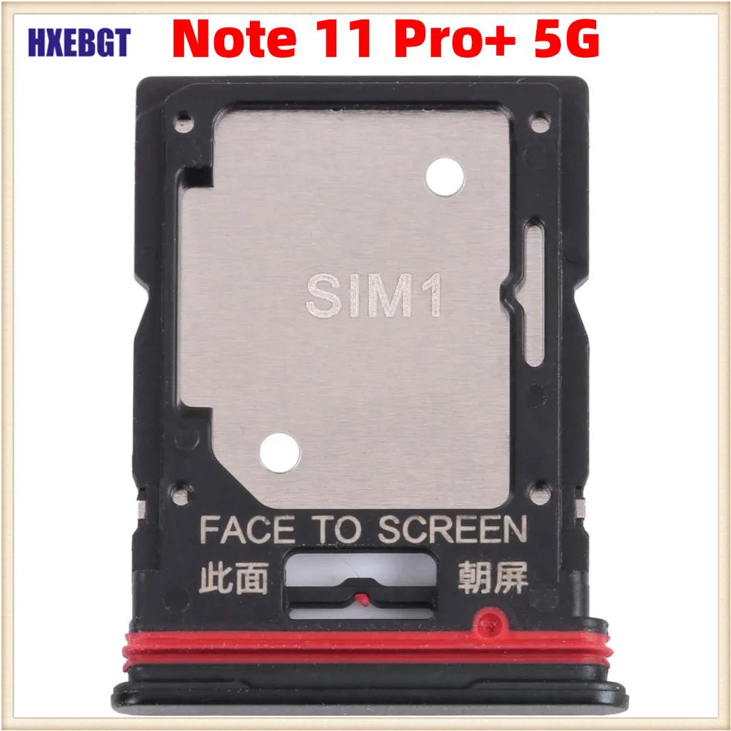 Dual Sim Card Tray Per Xiaomi Redmi Note 11 Pro + 5G Nano Sim Card Slot Adapter Micro Sd Card Reapir Pezzi Di Ricambio