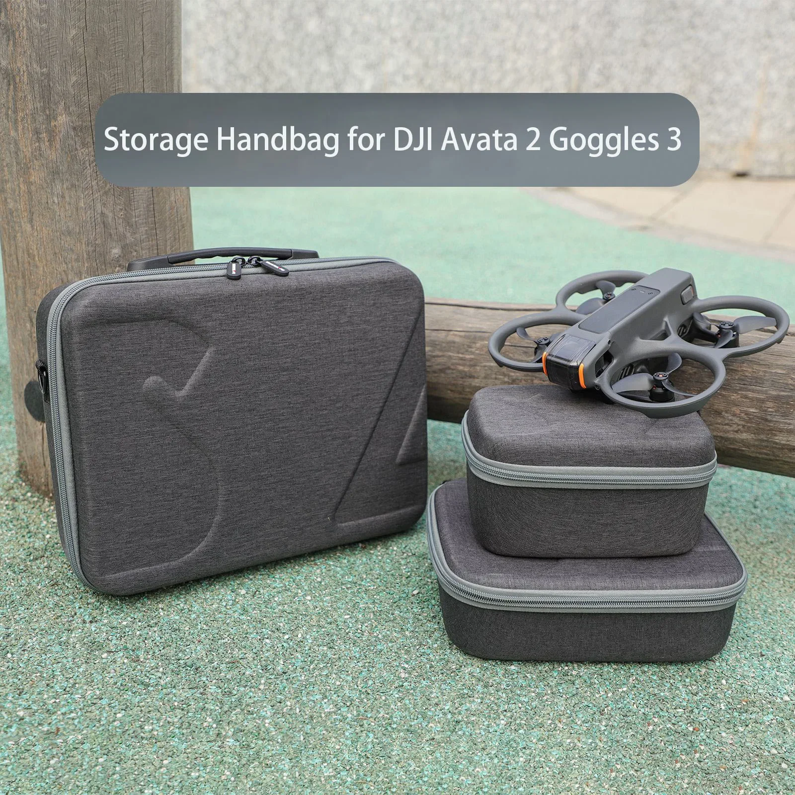 Storage Handbag for DJI Avata 2 Goggles 3 Portable Carrying Case Shoulder Bag for DJI Avata FPV Control 2 3 Travel Box
