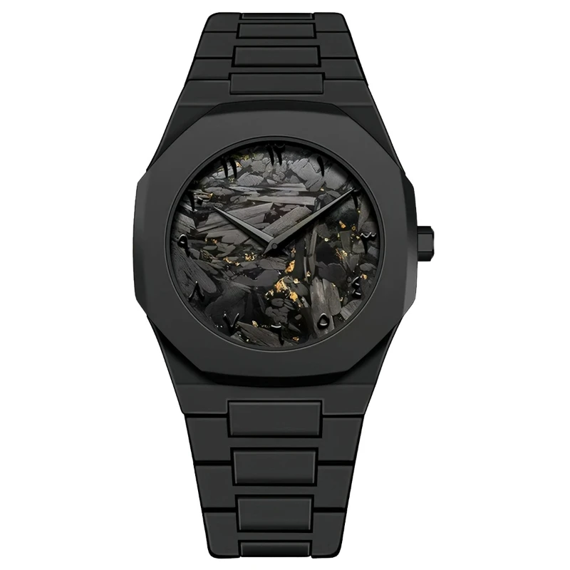 Men's Arabic numerals silicone quartz watch for men