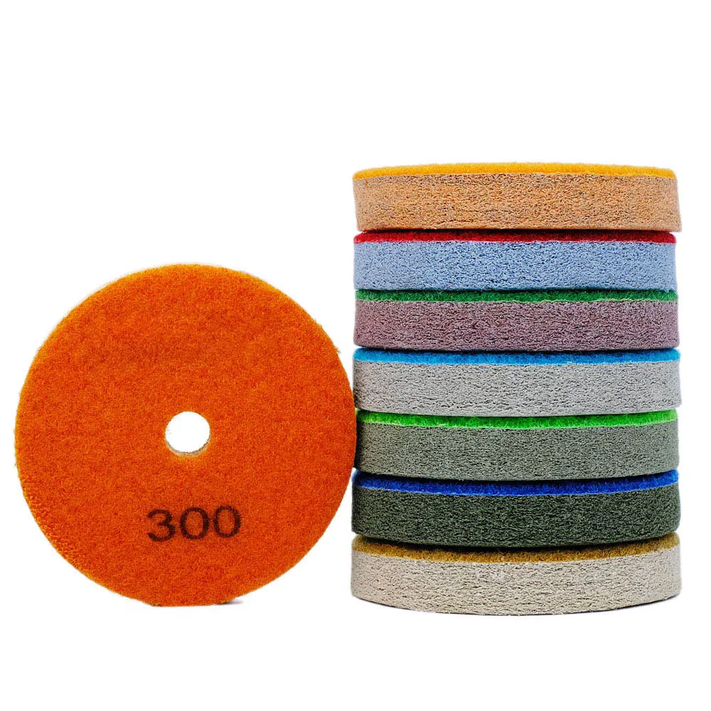 3/4" Sponge Diamond Polishing Pad For Marble Artificial Stone Wet Use Diamond Abrasive Buffing Pad 1 Piece polishing pads