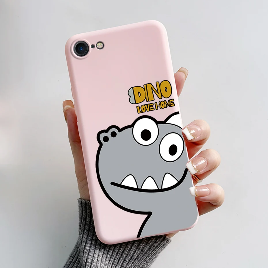 Stylish Painted Soft Silicone TPU Phone Case - 4.7'' Protective Back Cover