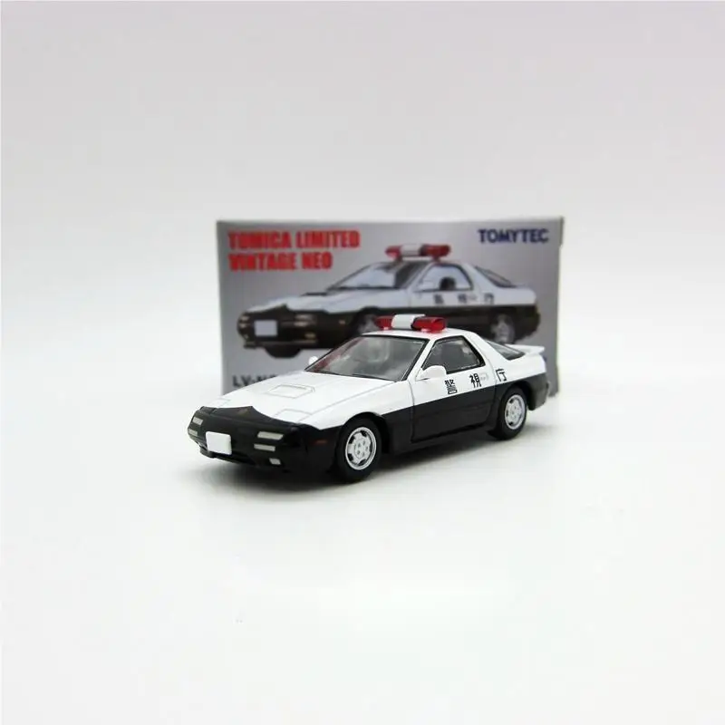 

Tomytec Tomica TLV 1/64 LV-N214a MAZDA SAVANNA RX-7 полиция автомобиль литье под давлением Коллекционная модель автомобиля подарок