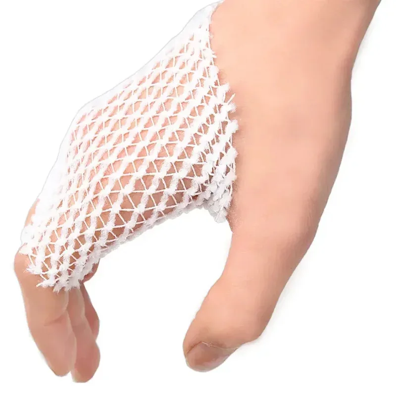 1 Roll Elastic Net Wound Dressing Net Tubular Bandage Mesh Tubing Tubular Gauze Fix Breathable Bandage Retainer For Adults Wrist